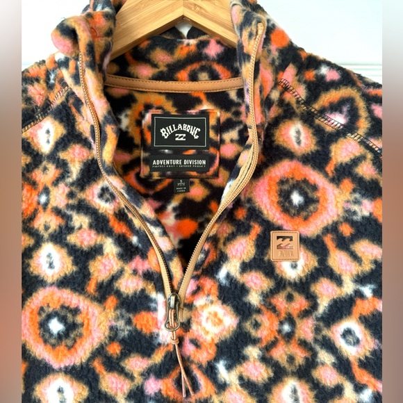 NWT Billabong A/Div Boundary Mock 3 Fleece Half-Zip Pullover Sweatshirt Size S - Picture 4 of 7